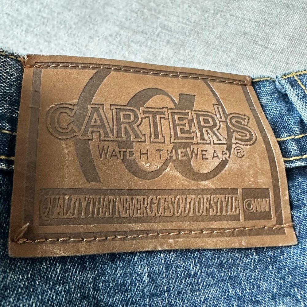 Carters Watch the Wear Mens‎ 18H Blue Denim Carpenter Jeans Wide Leg Workwear - Picture 7 of 7